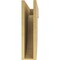 Ekena Millwork 5"W x 20"D x 20"H Thin Del Monte Rough Cedar Woodgrain TimberThane Corbel, Primed Tan CORUR05X20X20DELRCPR - alternate 4